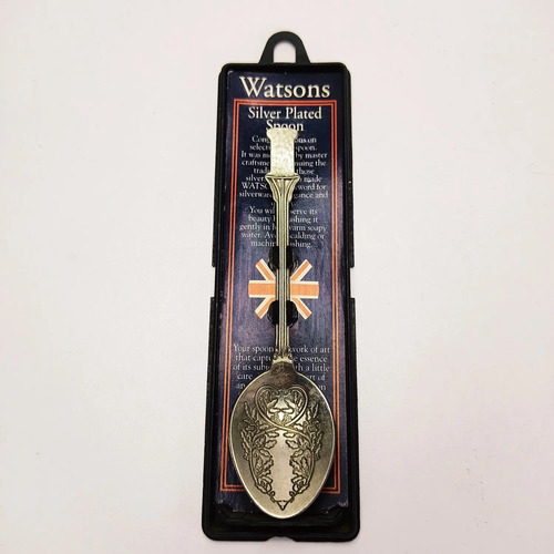 Cuchara De Colección Watsons, Baño En Plata, Made In UK