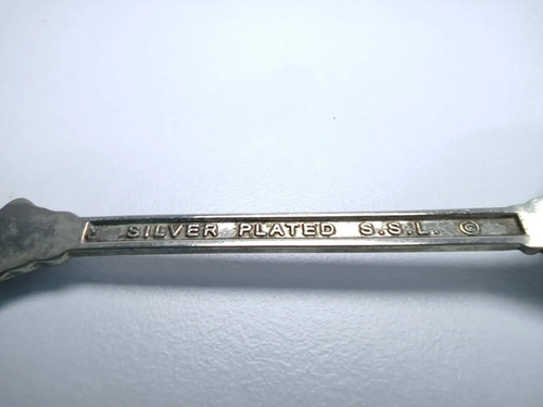 Cuchara De Colección Watsons, Baño En Plata, Made In UK - foto 6