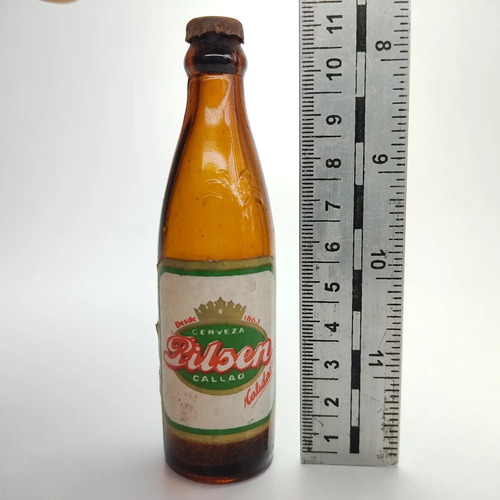 Botella Miniatura De Colección, Cerveza Pilsen Callao - foto 4