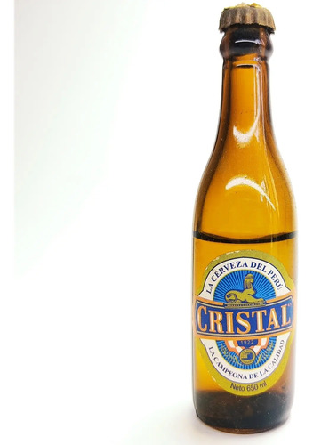 Botella Miniatura De Colección, Cerveza Cristal