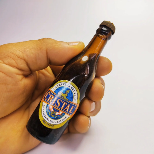 Botella Miniatura De Colección, Cerveza Cristal - foto 2
