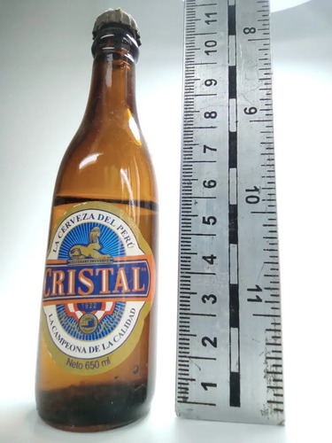Botella Miniatura De Colección, Cerveza Cristal - foto 6