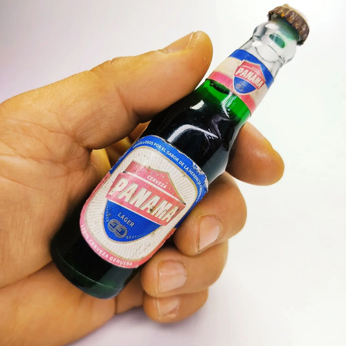 Botella Miniatura De Colección, Cerveza Panamá Lager - foto 2