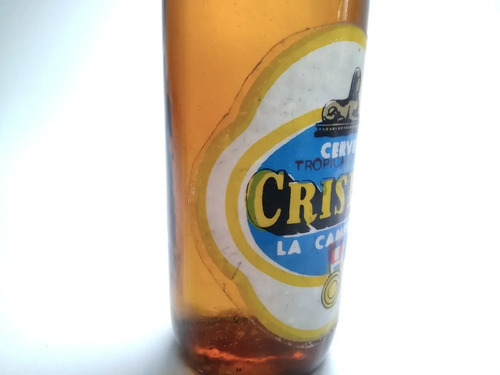 Botella Miniatura De Colección, Cerveza Cristal, La Campeona - foto 6
