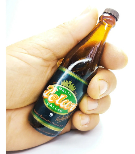 Botella Miniatura De Colección, Cerveza Polar Callao - foto 2