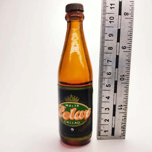 Botella Miniatura De Colección, Cerveza Polar Callao - foto 3
