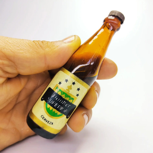 Botella Miniatura De Colección, Cerveza Sangre Superior - foto 2