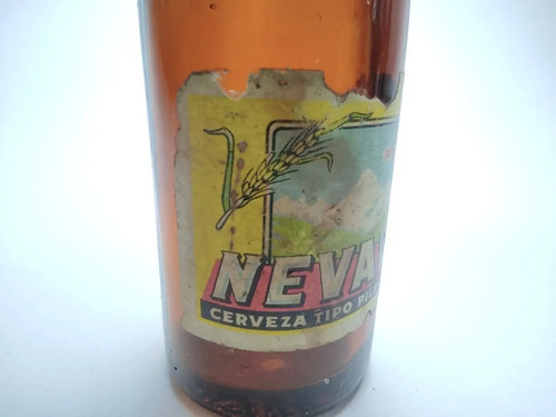 Botella Miniatura De Colección, Cerveza Nevada, Industria Colombiana - foto 7