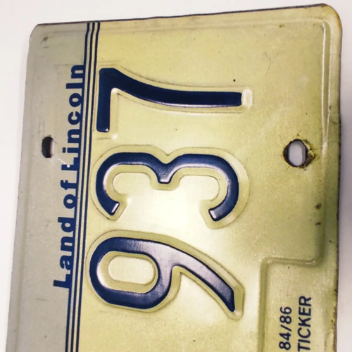 Placa Antigua De Carro, Original, Illinois 653-937 - foto 4
