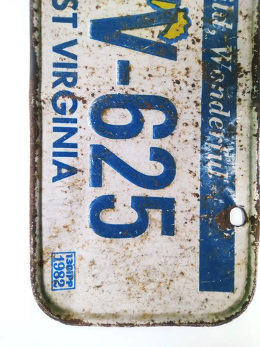 Placa Vehicular Antigua, Original, Virginia - foto 6