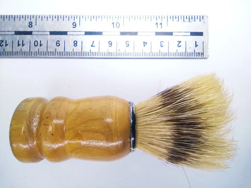 Brocha Para Afeitar Antigua, Pelo De Tejón, Original - foto 7