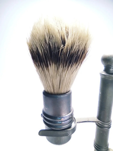 Kit Antiguo De Brocha Y Máquina De Afeitar, Para Decoración, No Funcional - foto 4