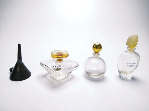 Juego De Perfumeros Antiguos Franceses, Con Embudo Diminuto - foto 3