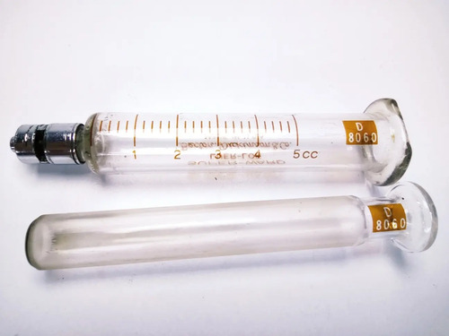 Jeringa De Cristal Antigua Becton Dickinson, USA, 5 ml - foto 6