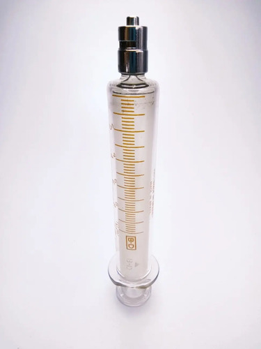 Jeringa De Cristal Antigua Becton Dickinson, Brasil, 3 ml