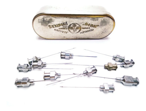 Agujas Hipodérmicas Antiguas, Con Estuche Original