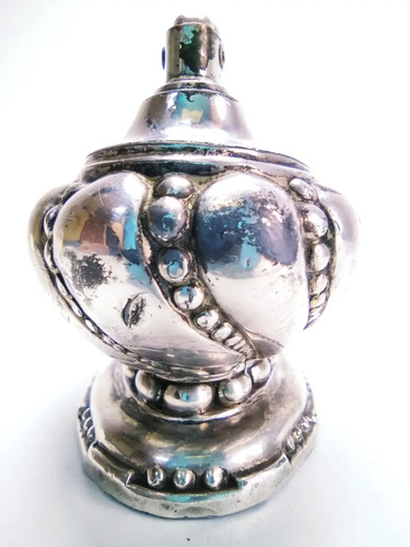 Encendedor De Mesa Antiguo, Robson, Canadá. Baño En Plata - foto 4