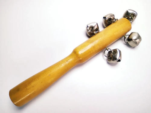 Sonajero Estilo Antiguo En Madera Chilindrines. 