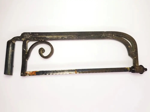 Segueta Antigua En Hierro Forjado, Elaboración Artesanal.  - foto 3
