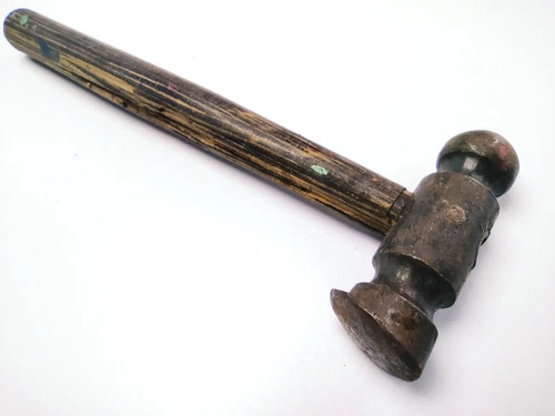Martillo Antiguo Punta Redonda Para Labrar Lámina... - foto 2