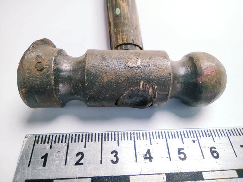 Martillo Antiguo Punta Redonda Para Labrar Lámina... - foto 5