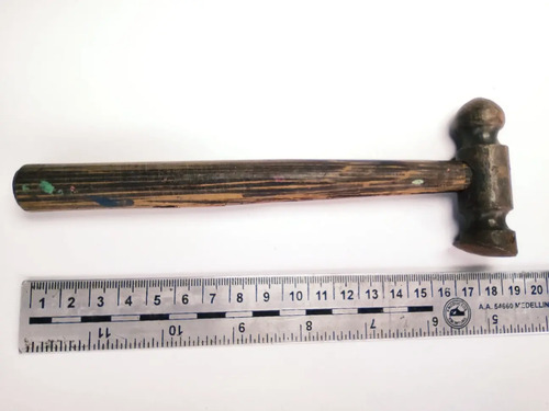 Martillo Antiguo Punta Redonda Para Labrar Lámina... - foto 6