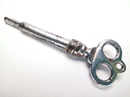 Llave Antigua De Piano, Original, Punta Triangular