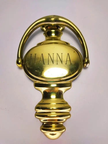 Llamador De Portón Antiguo. En Bronce, Colonial, Vintage