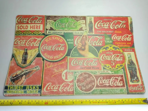 Carpetas Coca-Cola Vintage Para Comedor, De Colección, 8 Unidades - foto 4