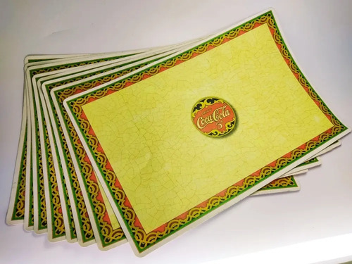 Carpetas Coca-Cola Vintage Para Comedor, De Colección, 8 Unidades - foto 7