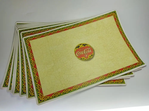 Carpetas Coca-Cola Vintage Para Comedor, De Colección, 8 Unidades - foto 9
