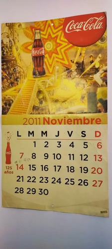 Almanaque Coca-Cola 2011, De 3 Meses, De Colección - foto 8