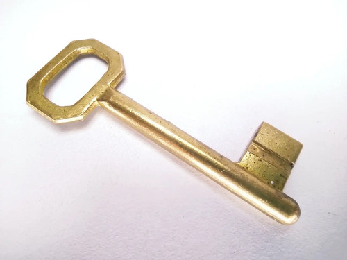 Llave Antigua, En Bronce, Original