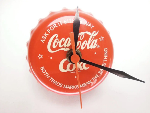 Reloj De Colección Coca-Cola, Tapa Coca-Cola, No Funciona Bien - foto 2