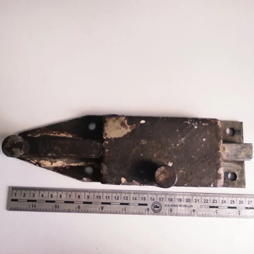 Cerrojo Y Chapa Antiguos, Sin Recibidor Ni Llave, Para Portones - foto 4