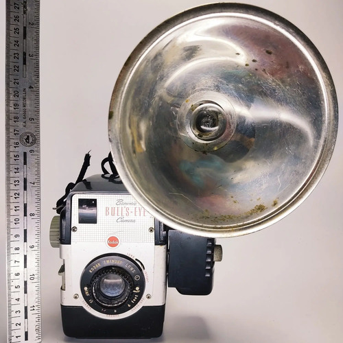 Cámara Fotográfica Antigua Kodak Brownie, Obturador Funcionando - foto 3