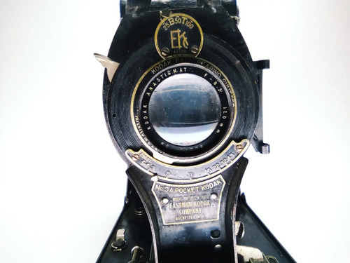 Cámara Fotográfica Antigua De Fuelle, Kodak No. 3A, De Colección - foto 3