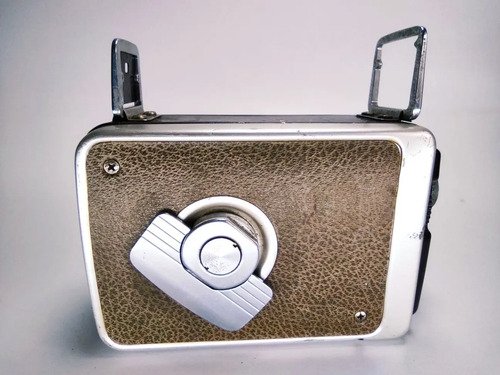 Cámara De Vídeo 8 Antigua, Kodak Brownie, A Cuerda, Funciona - foto 6