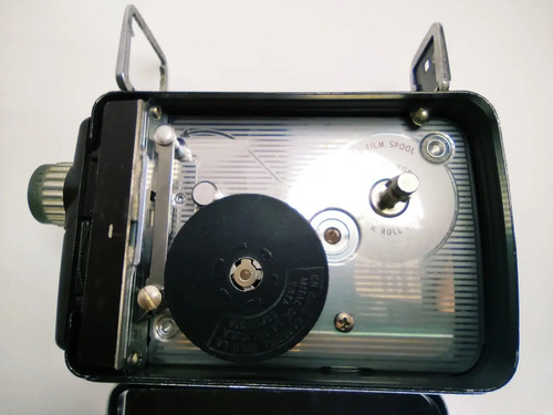 Cámara De Vídeo 8 Antigua, Kodak Brownie, A Cuerda, Funciona - foto 8