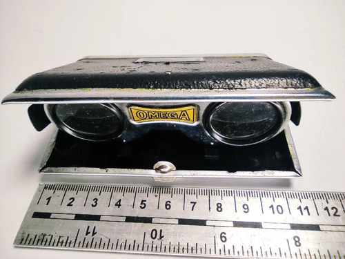 Binocular De Teatro Antiguo, De Bolsillo, Marca Omega - foto 4