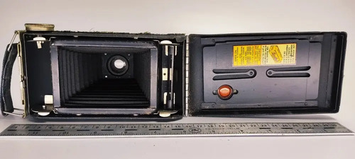 Cámara Fotográfica Antigua Kodak De Fuelle, Año 1934, Funciona - foto 6