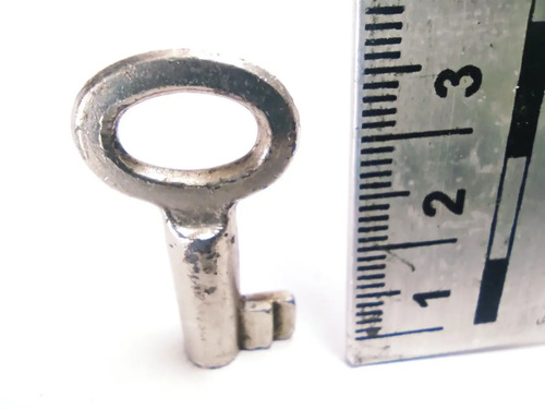Llave Antigua Original N.º 4, Pequeña, Cromada, Ideal Para Dije - foto 5