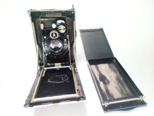Cámara Fotográfica Antigua De Fuelle COMPUR, Kamera-Werkstätten, Dresden - foto 9