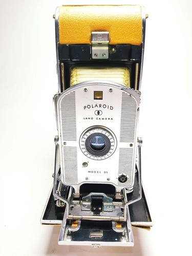 Polaroid Land Model 95, Cámara Fotográfica Antigua De Fuelle - foto 2