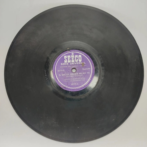 LP Vinilo Antiguo, 78 RPM, Para Gramófono O Vitrola, Ref. 3 - foto 7