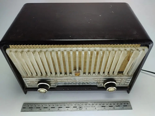 Radio Philips Antiguo De Tubos, Funciona - foto 6