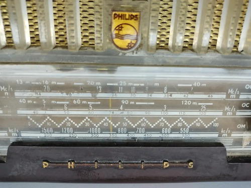 Radio Philips Antiguo De Tubos, Funciona - foto 8