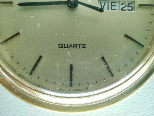 Reloj De Bolsillo Retro. Pulsar Japón. Reparar El Calendario - foto 4