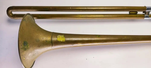 Trombón Antiguo Getzen Deluxe Elkhorn Wis 47cm Y 12cm Diámet - foto 10