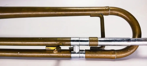 Trombón Antiguo Getzen Deluxe Elkhorn Wis 47cm Y 12cm Diámet - foto 4
